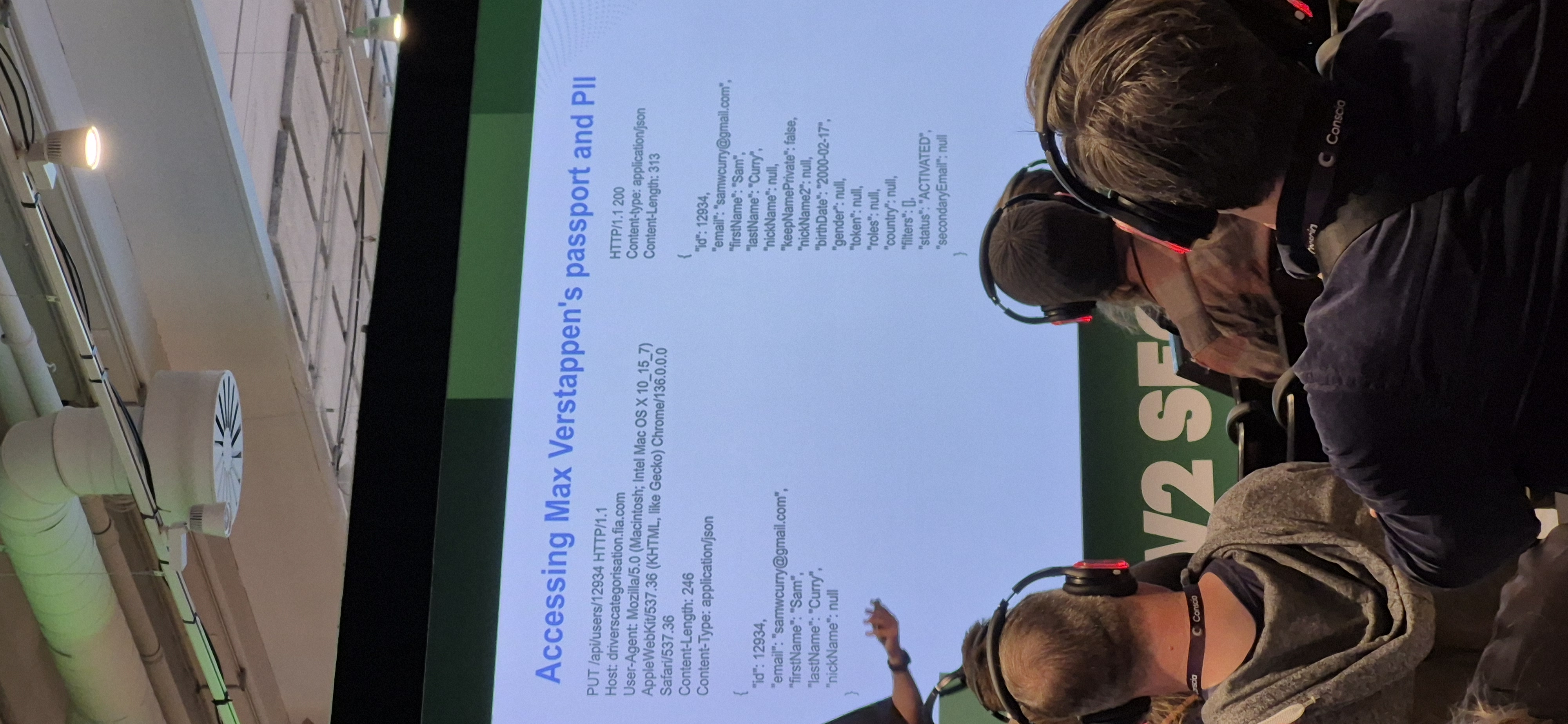 Security professional taking notes